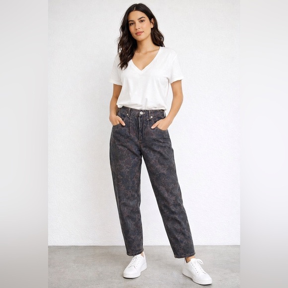 liz wear Denim - Vintage Liz Wear high waist Floral .